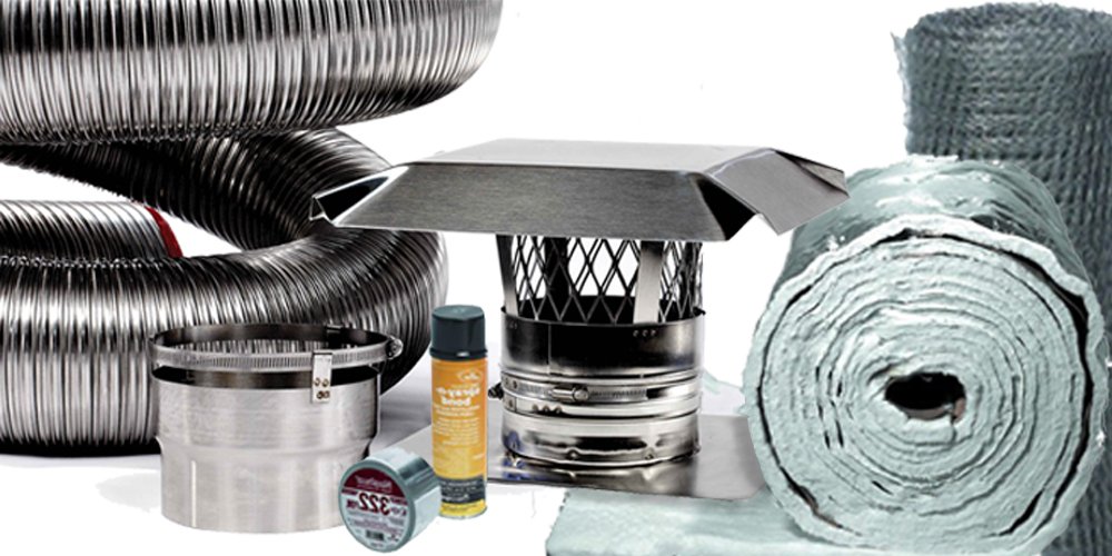 FireFlex Basic Chimney Liner Insert Kit with Insulation 6