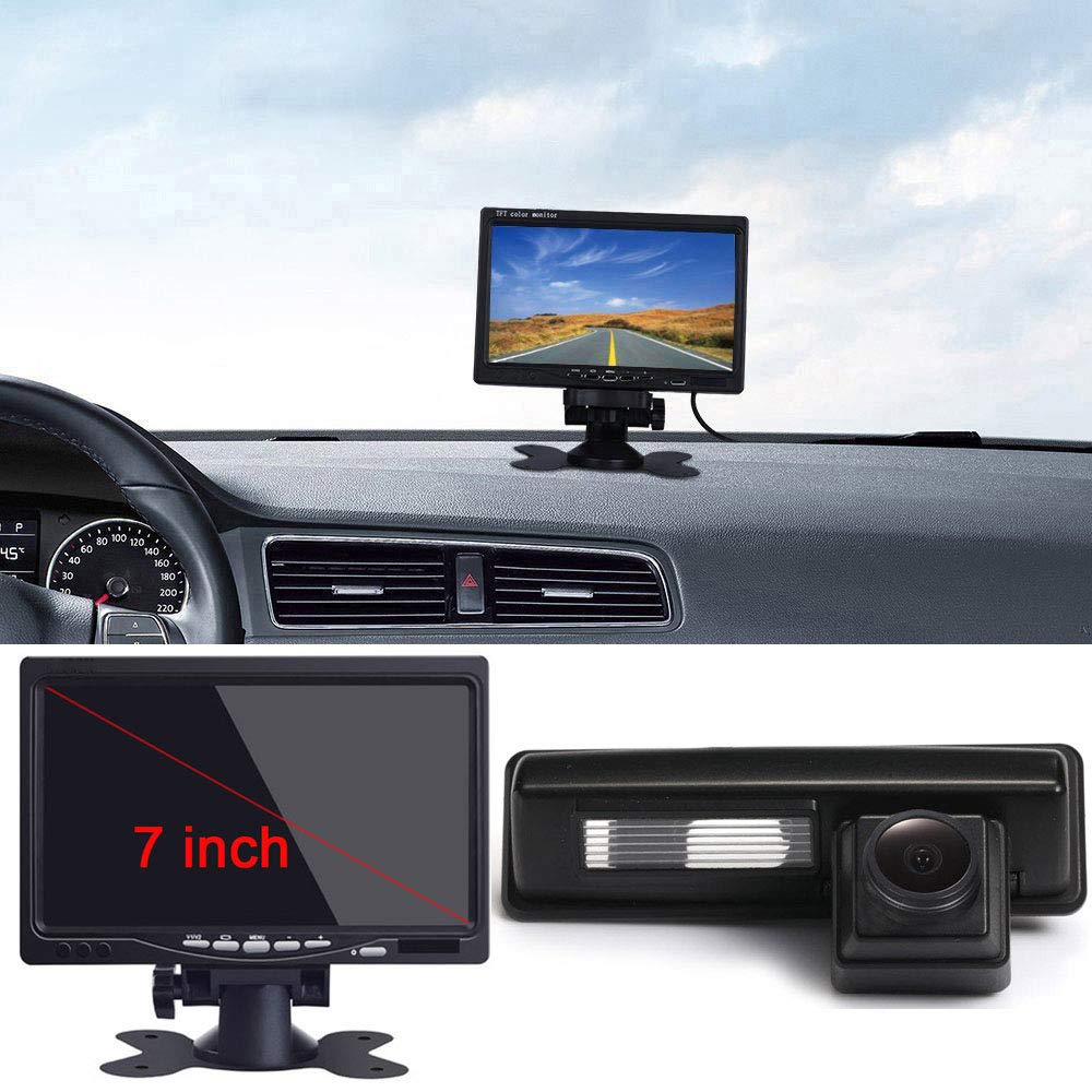 1280 x 720 pixels 1000TV lines rear view camera kit: 7 inch TFT LCD screen car monitor + HD car rear view camera for Toyota Vios/Picnic/Echo/Verso/Harrier/Altezza/Camry/Prius/Lexus/Ipsum/Avensis