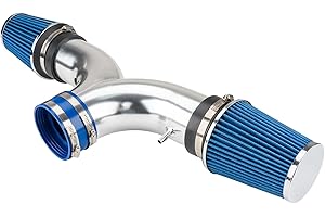 Suride Cold Air Intake Kit with Filter Heat Shield for 2002-2007 R-a-m 1500 (Blue)