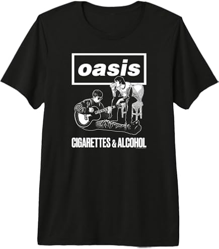 Amazon.com: Oasis Cigarettes and Alcohol Long Sleeve T-Shirt