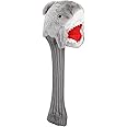 Ejoyous Golf Headcover, Shark Funny Golf Headcover, Animal Golf Wood Driver Headcover, Universal Fit Any Brand 3 and 5 Wood Driver