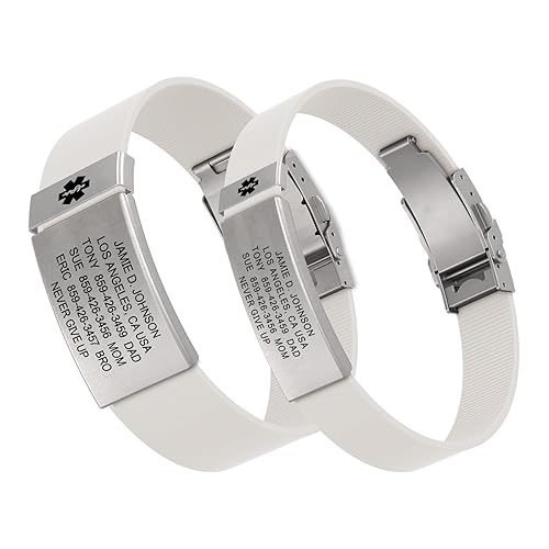 ROAD iD Personalized Medical ID Bracelet For Women Men
