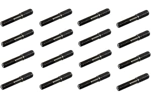 IE PARTS GROUP Rocker Arm screw in Studs Set of (16) compatible with small block Chevy sb 400 350 327 307 305 283 with 3/8 rockers.