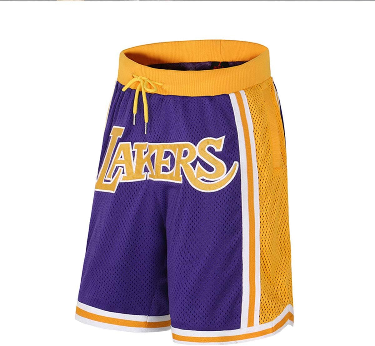 Jx Pep Men S James Lakers Shorts Double Summer Sports Shorts Fashion Casual Loose Basketball Shorts Basketball Performance Shorts Bottom Jersey Purple Xxxl Amazon Co Uk Kitchen Home