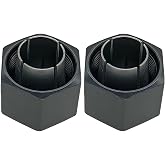 (2 Pck) 1/2" Router Collet 12.7mm For Dewalt 326286-04 DW6212 DW616 DW618 | For Craftsman router Hitachi 323-293For Boschh 2610906283 Skil 2823121001