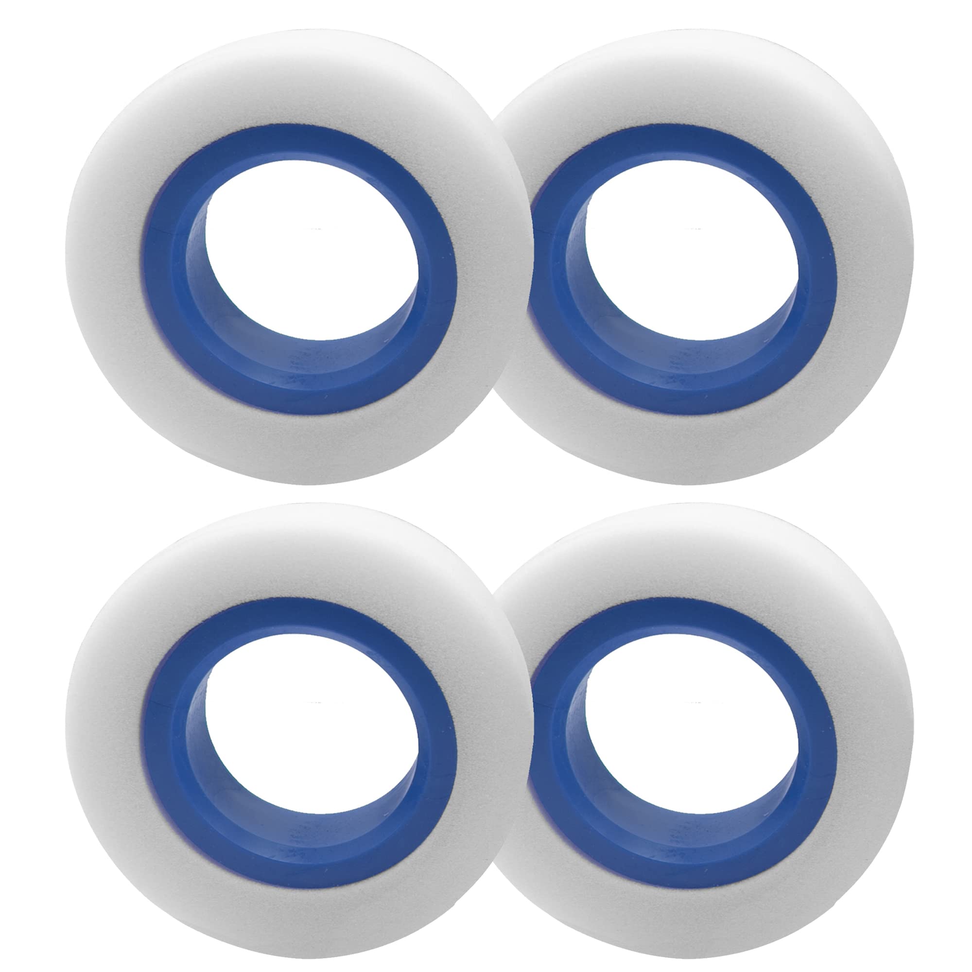 Photo 1 of 4Pack ShareGoo 1.9 inches Tire Foam Dual Stage Rubber Inner & Outer Foam Inserts Firm for 114-120mm Tire Compatible with Axial SCX10 90046 Traxxas TRX4 Crawler Wheel (Blue)