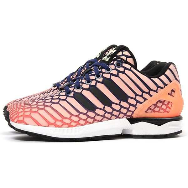 Amazon.com | adidas Originals Boy's ZX Flux J Shoe, Black/Black