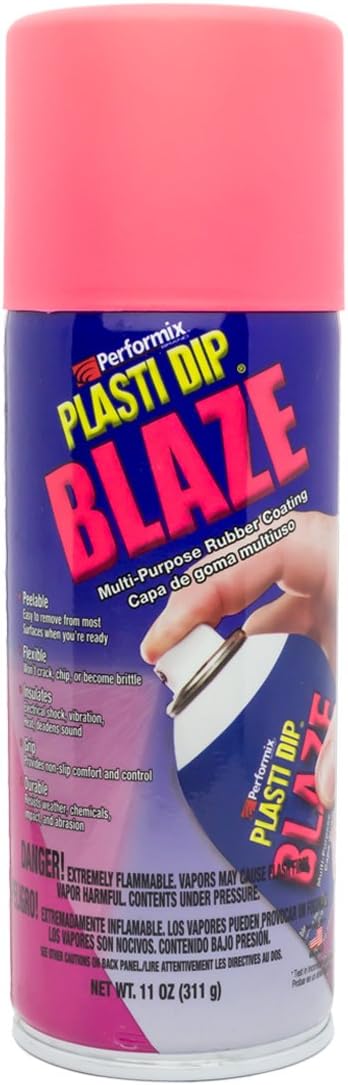 Plastic Dip 11223-6 11oz Plastidip Blaze Pink Spray