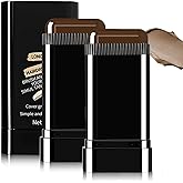 Safe and Convenient Comb Hair Dye Stick, White Hair Cover Stick, 2-in-1 Convenient Instant Dyeing, Waterproof and Sweat Proof, Quick Root Dressing (Black Brown) d