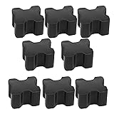 Pack of 8 Heavy Duty Rubber Coil Spring Booster