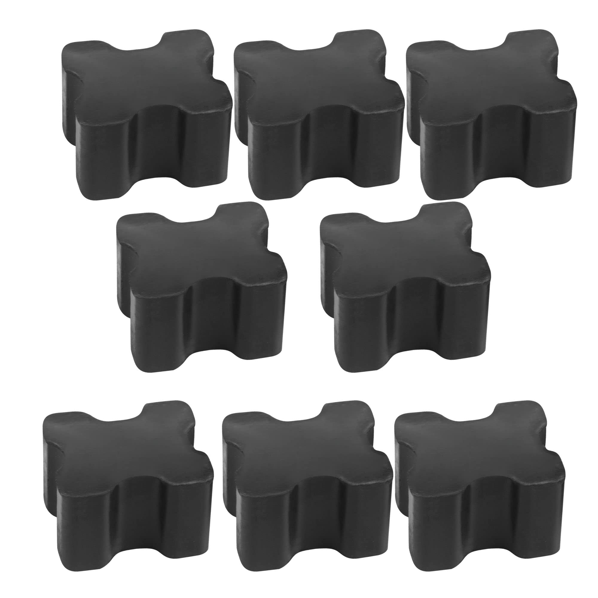 Pack of 8 Heavy Duty Rubber Coil Spring Booster