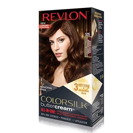 Buy Revlon Colorsilk Buttercream Hair Dye Medium Golden Mahogany