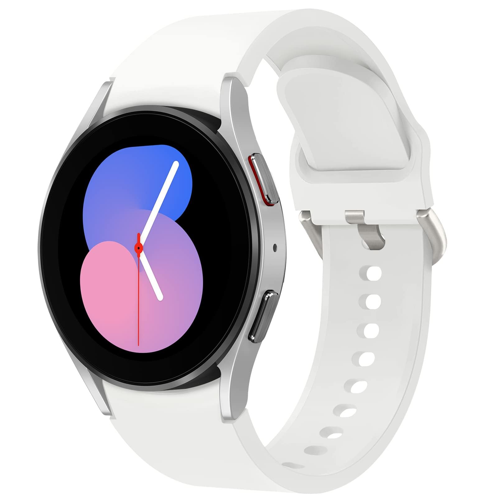 Band for Samsung Galaxy Watch 7/6/5/4/FE 40mm 44mm, Compatible with galaxy 6/4 classic Bands 47mm 46mm 42mm 43mm/5 pro 45mm Women Men,Soft Silicone Sport Strap No Gap Bracelet Wristbands Correa