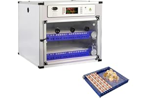 YAKUST 136 Eggs Incubator ，Automatic Incubator for Hatching Eggs, with Automatic Egg Turning and Temperature Humidity Control, Poultry Hatching Incubator for Chicken Duck Goose Quail Bird
