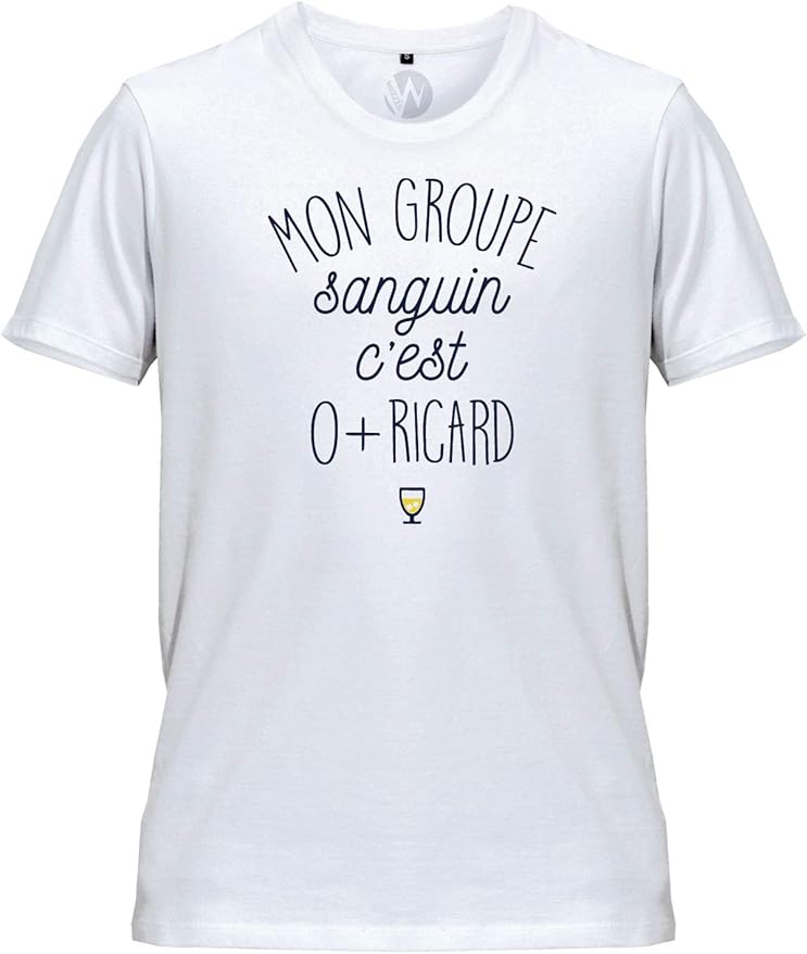 Télécharger gratuitement Images Hommes Tee Shirt Homme Humour Pastis Apero Mon Groupe Sanguin C actualisé par