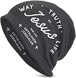 Fuevdvrri Bible Verse of Jesus is The Way Beanie