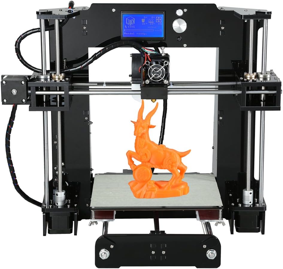 Anet A6 High Precision Big Size Desktop 3D Printer Kits Reprap Prusa i3 DIY Self Assembly LCD Screen
