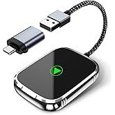 Wireless CarPlay Adapter for Apple iPhone, Android Auto Adapter, 2 in 1 Car Play Dongle