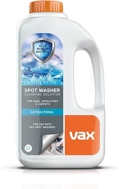 Vax SpotWash Antibacterial Solution 1L - Oxy-Lift, CarpetGuard, Pet Odour