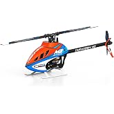 OMPHOBBY M2 V3 PRO RC Helicopter for Adults, Support APP Tuning &amp; Telemetry, 6CH 3D Brushless Direct Drive, Lightweight 320g, OFS3 Flight Control, 200-Class Mini Helicopter for Outdoor Orange PNP