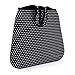 Case New Lightweight Neoprene Auto Trash Bag Sleeve Pouch/Litter Bag/Car Trash Keeper/Garbage Holder/Trash Liner Bag Case& Auto Organizer Storage Bag, Stick Shift Car Garbage Bin- White Dots