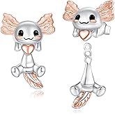 CUOKA MIRACLE Axolotl Studs Earrings for Women 925 Sterling Silver Axolotl Earrings Cute Axolotl Studs Jewelry Gifts for Women on Birthday Mother's Day Anniversary Christmas