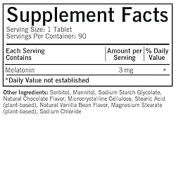 Kirkman Children’s Chewable Melatonin 3 mg
