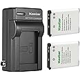 Kastar 2-Pack EN-EL19 Battery and AC Wall Charger Replacement for Nikon Coolpix S6700, S6800, S6900, S7000, A100, A300 Camera