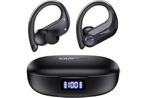 CAPOXO Wireless Earbuds Bluetooth 5.3 Headphones 120Hrs Playtime 2600mAh Power Display Wireless Charging Case Headset IPX7 Wa