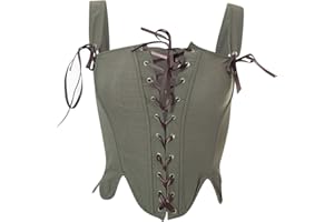 SHOPESSA Push Up Corset Top for Women Victorian Bustier Tops Steampunk Belt Pirate Renaissance Vest Overbust Corsets