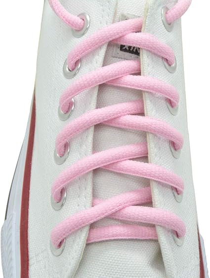 pale pink shoe laces