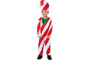 Christmas Candy Cane Costume Kids Children'S Christmas Costumes Kids Child Holiday Dress Up Xmas Santa Costume
