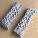 2/3 Pairs Womens Winter Knit Long Fingerless Gloves Thumbhole Arm Warmers Mitten(A-2 Pairs( Black & Light Gray)
