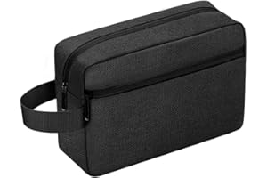 Waterproof Toiletry Bag for Men - Travel Shaving & Cosmetic Organizer with Handle, Portable Gym Shower Bathroom Essentials Ba