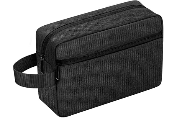 Waterproof Toiletry Bag for Men - Travel Shaving & Cosmetic Organizer with Handle, Portable Gym Shower Bathroom Essentials Ba