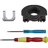 Adhiper WH-1000XM4 Hinge Swivels + U Shaped Metal Hinge Lock Grove Replacement for Sony WH-1000XM4 Headphone,Replacement Parts Accessories Hinge Spins(Black,Right)