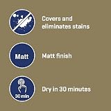 In-Excess Johnstone's Paint to Block Stains White 750ml Matt Coating view 5