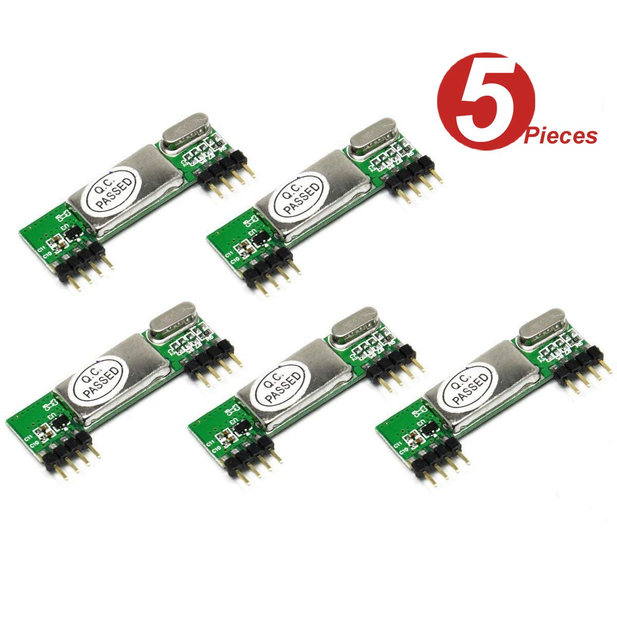 Modulo Ricevitore Wireless DollaTek RXB6 433Mhz - 5Pcs Per Arduino, ARM, AVR - Foto 5