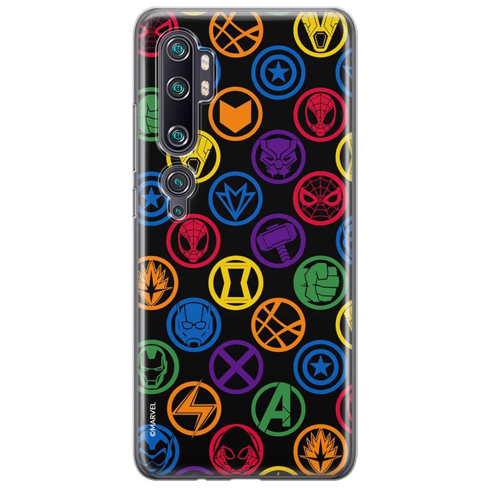 ERT GROUP mobile phone case for Xiaomi MI NOTE 10 / MI NOTE 10 PRO original and officially Licensed Marvel pattern Avengers 022 optimally adapted to the shape of the mobile phone, case made of TPU