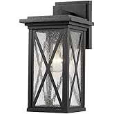 Z-Lite 1 Light Outdoor Wall Sconce 583S-BK