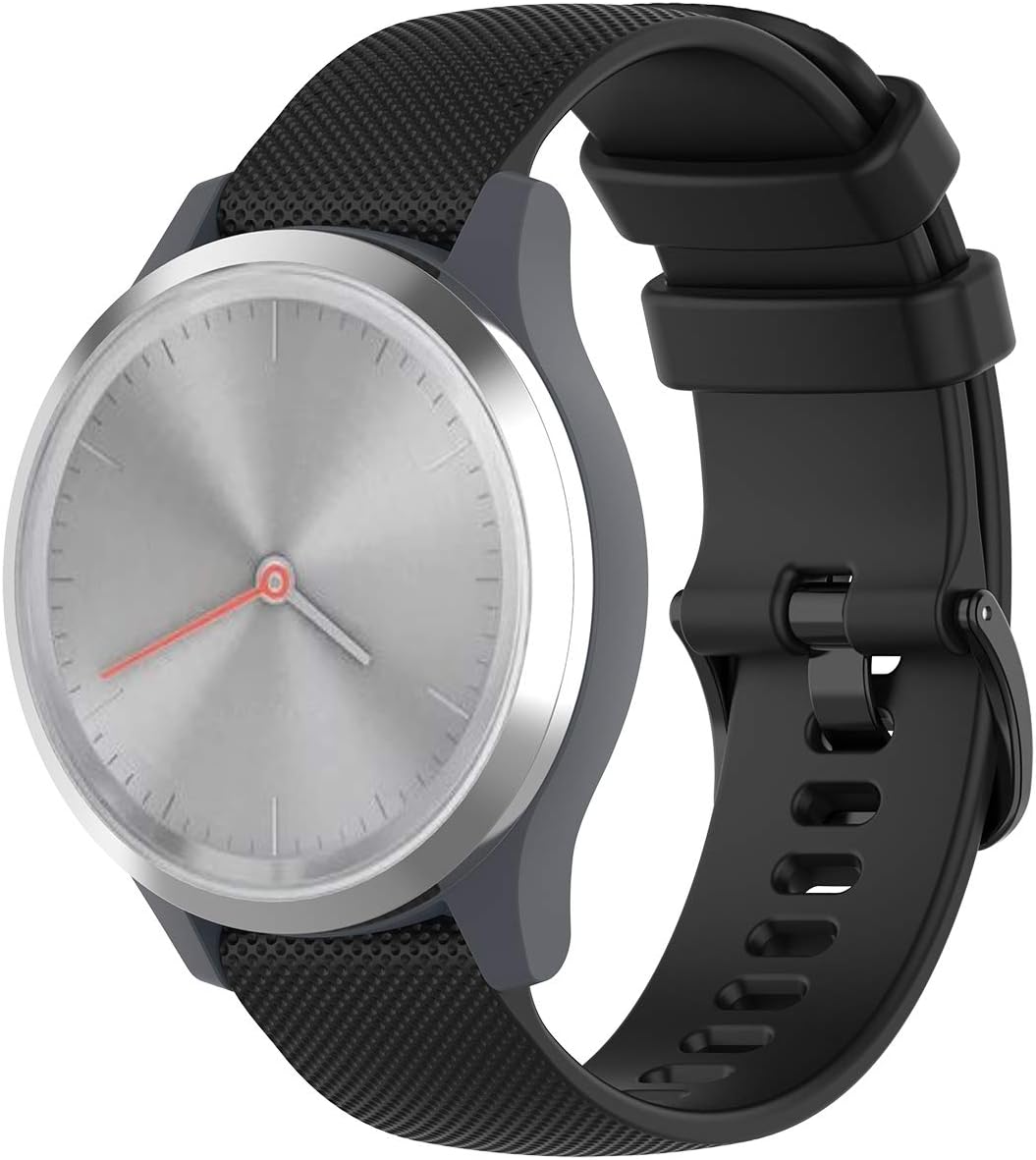 TenCloud Silicone Bands Compatible with Garmin Vivomove 3S/Vivoactive 4S/Venu 4 41mm/Venu 3S 2S Strap - Image 3