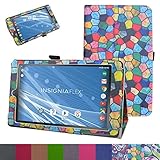 Insignia NS-P08A7100 Case,Mama Mouth PU Leather Folio 2-folding Stand Cover with Stylus Holder for 8