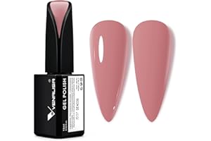 V VENALISA VENALISA 15ml Nude Pink Gel Nail Polish, Baby Pink Gel Polish Arbie Natural Color Spring Summer Soak Off UV LED Nail Gel Polish Nail Art Starter Manicure Salon DIY at Home, 0.53 OZ