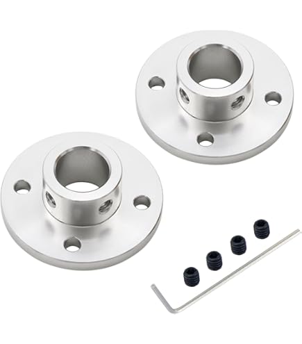 Amazon.com: uxcell 6mm Inner Dia H15*D15 Rigid Flange Coupling