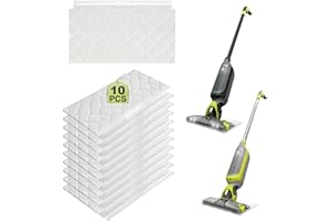 LYJHKJ 10 Pack Origen Vac Mop Pads Refills for Shark VACMOP VM252 VM250 VM200, Hard Disposable Vacuum Mop Replacement Pads