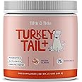 Fifth & Fido Turkey Tail Mushroom Powder for Dogs – Natural Probiotic Supplement – Dog Digestive Health & Immune Support – Bacon Flavor
