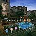 ANDYKEN Solar Lights Outdoor - Outdoor Garden Lights, Color Changing LED Solar Powered Pathway Lights, Outdoor Landscape Lighting for Lawn/Patio/Yard/Walkway/Driveway (Stainless Steel)