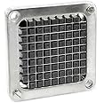 WYZworks Replacement 2-Hole 3/8" Blade Assembly and Pusher Block for Commercial French Fry Cutter Stainless Steel
