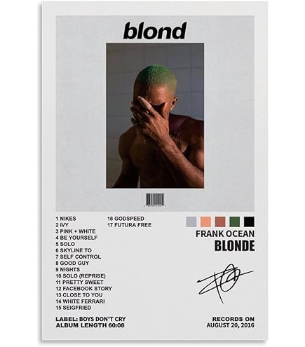 Blonde ENDLESS Frank Ocean リバーシブルポスター Blonde ENDLESS Frank Ocean リバーシブルポスター - メルカリ