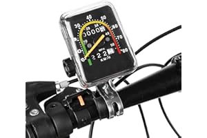 GAEIRT Speedometer, Code Table Speedometer Odometer with Reset Knob Sturdy Odometer Mechanical Odometer No Battery Requires for 26in, 27.5in, 28in, 29in
